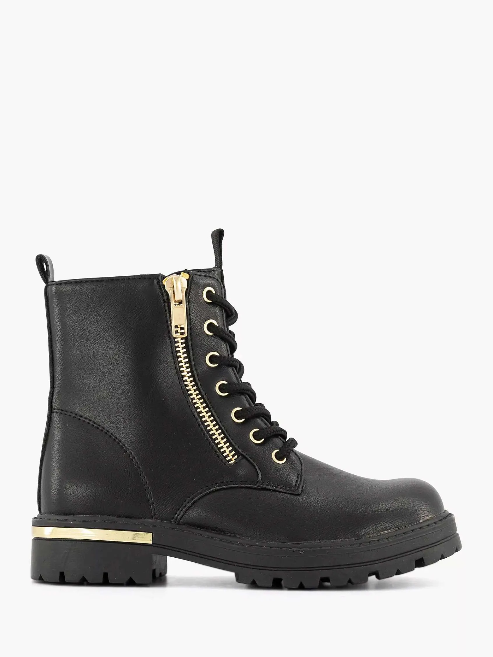 Graceland Jongensschoenen-Zwarte Veterboot