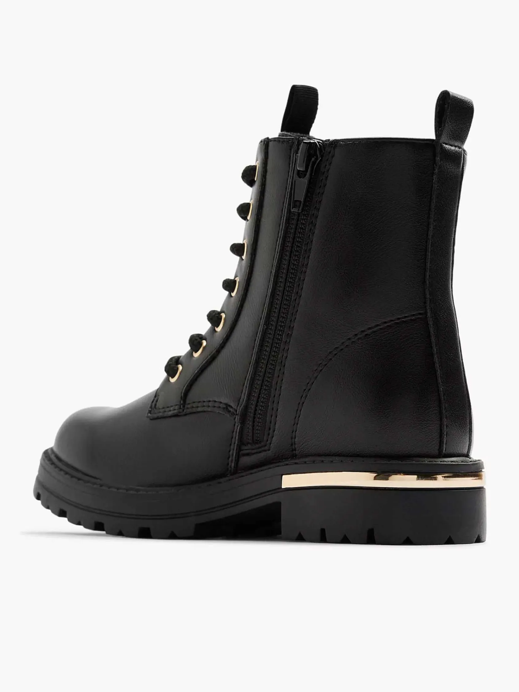 Graceland Jongensschoenen-Zwarte Veterboot