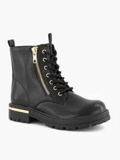 Graceland Jongensschoenen-Zwarte Veterboot