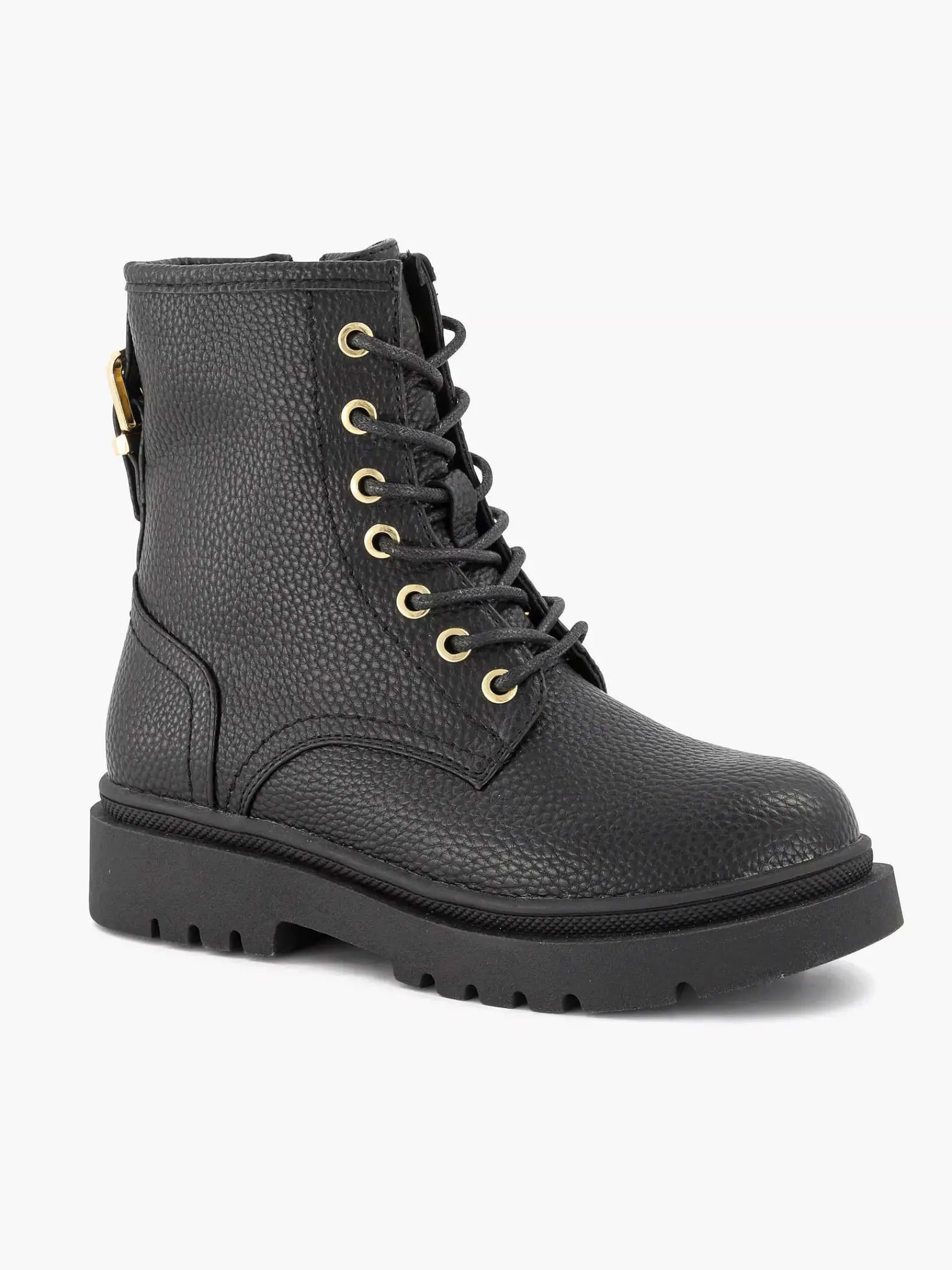 Oxmox Jongensschoenen-Zwarte Veterboot
