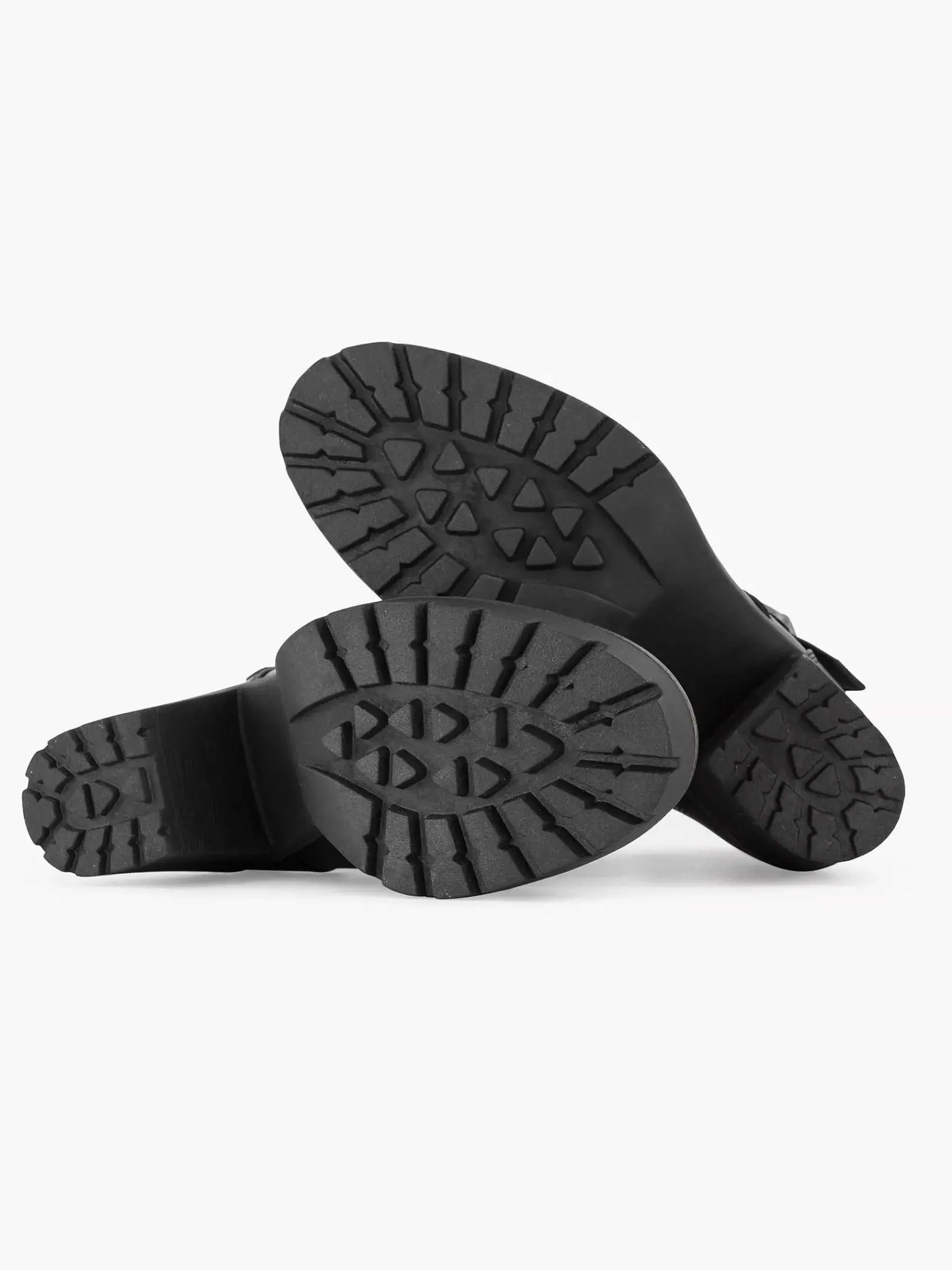 Graceland Enkellaarzen & Boots-Zwarte Veterboot Hak