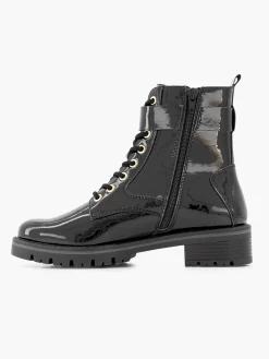 Graceland Enkellaarzen & Boots-Zwarte Veterboot Lak