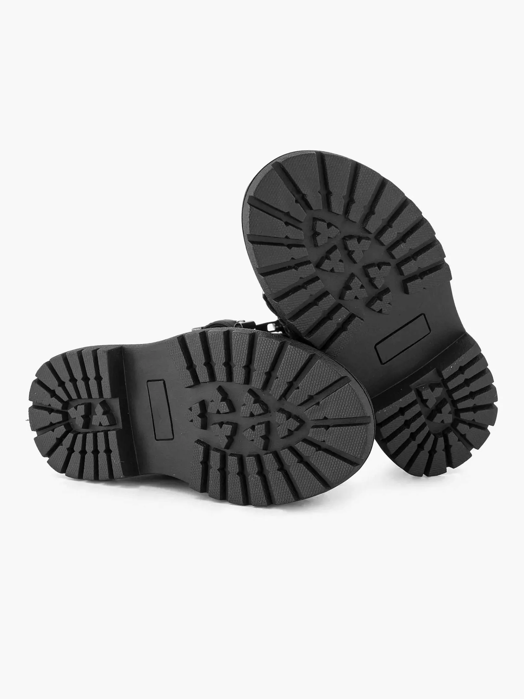 Oxmox Jongensschoenen-Zwarte Veterboot Sierketting, Offline Ivm Klachten (Laura)