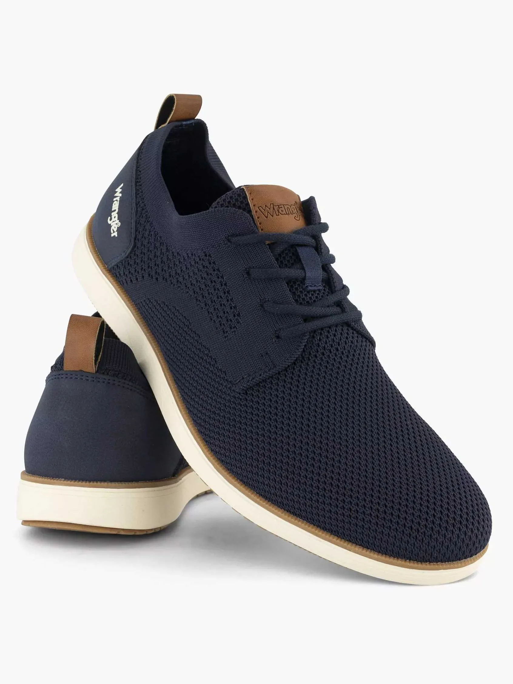Wrangler Geklede Schoenen-Zwarte Veterschoen