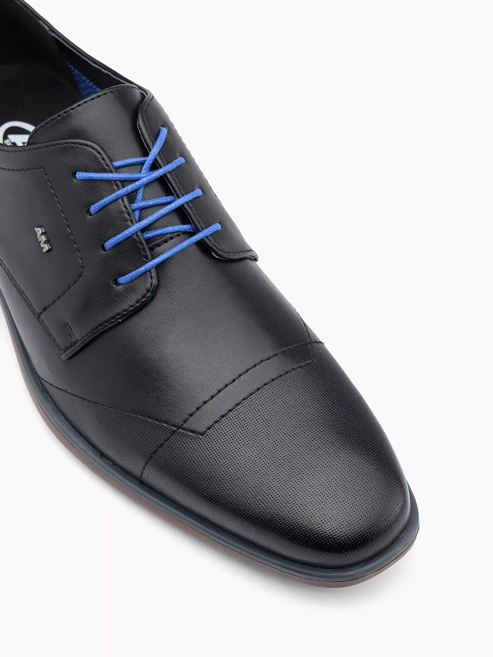 AM SHOE Geklede Schoenen-Zwarte Veterschoen