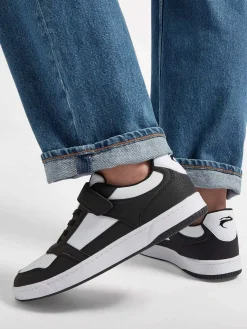 Vty Babyschoenen-Zwart/ Witte Sneaker