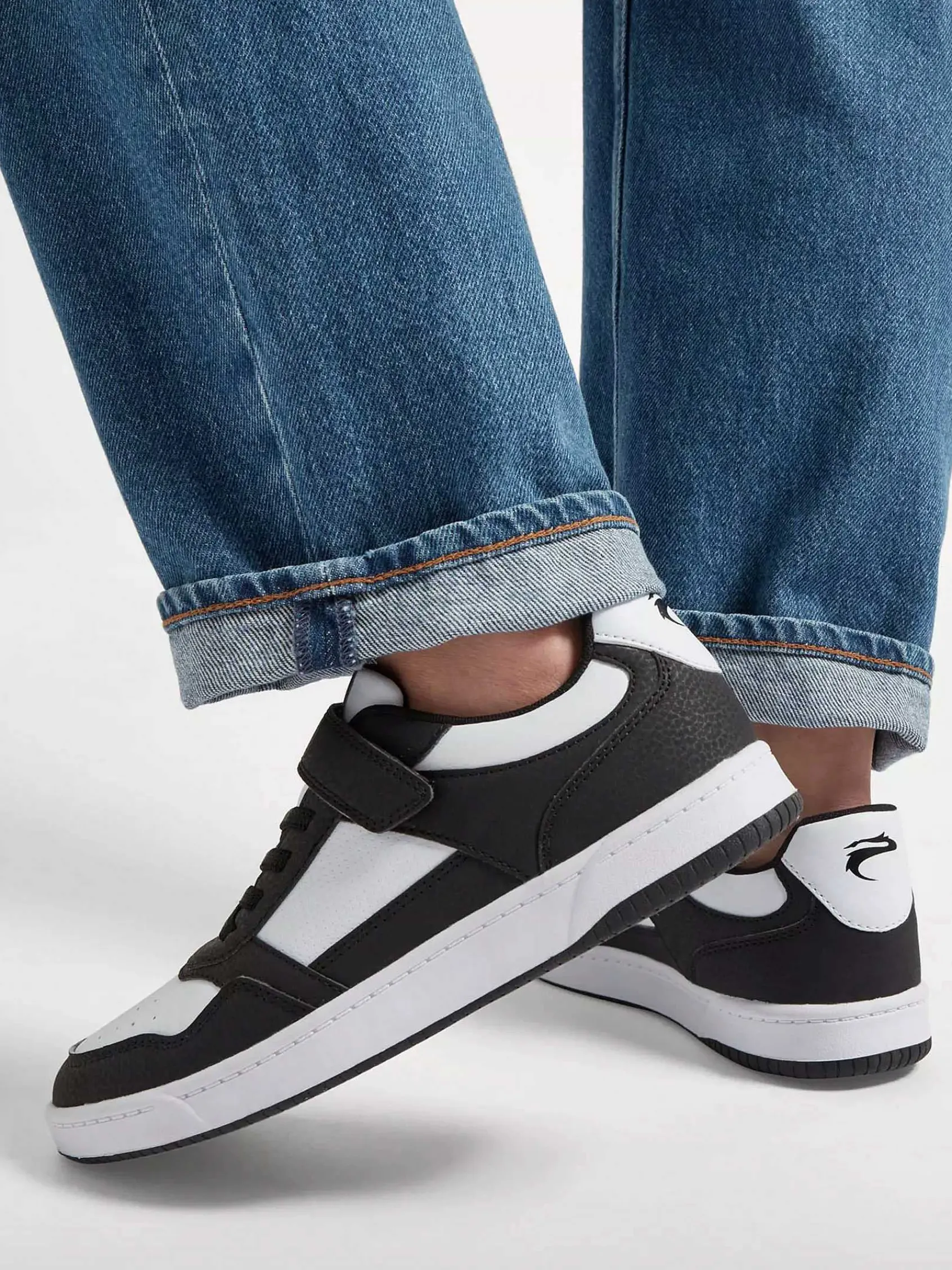 Vty Babyschoenen-Zwart/ Witte Sneaker