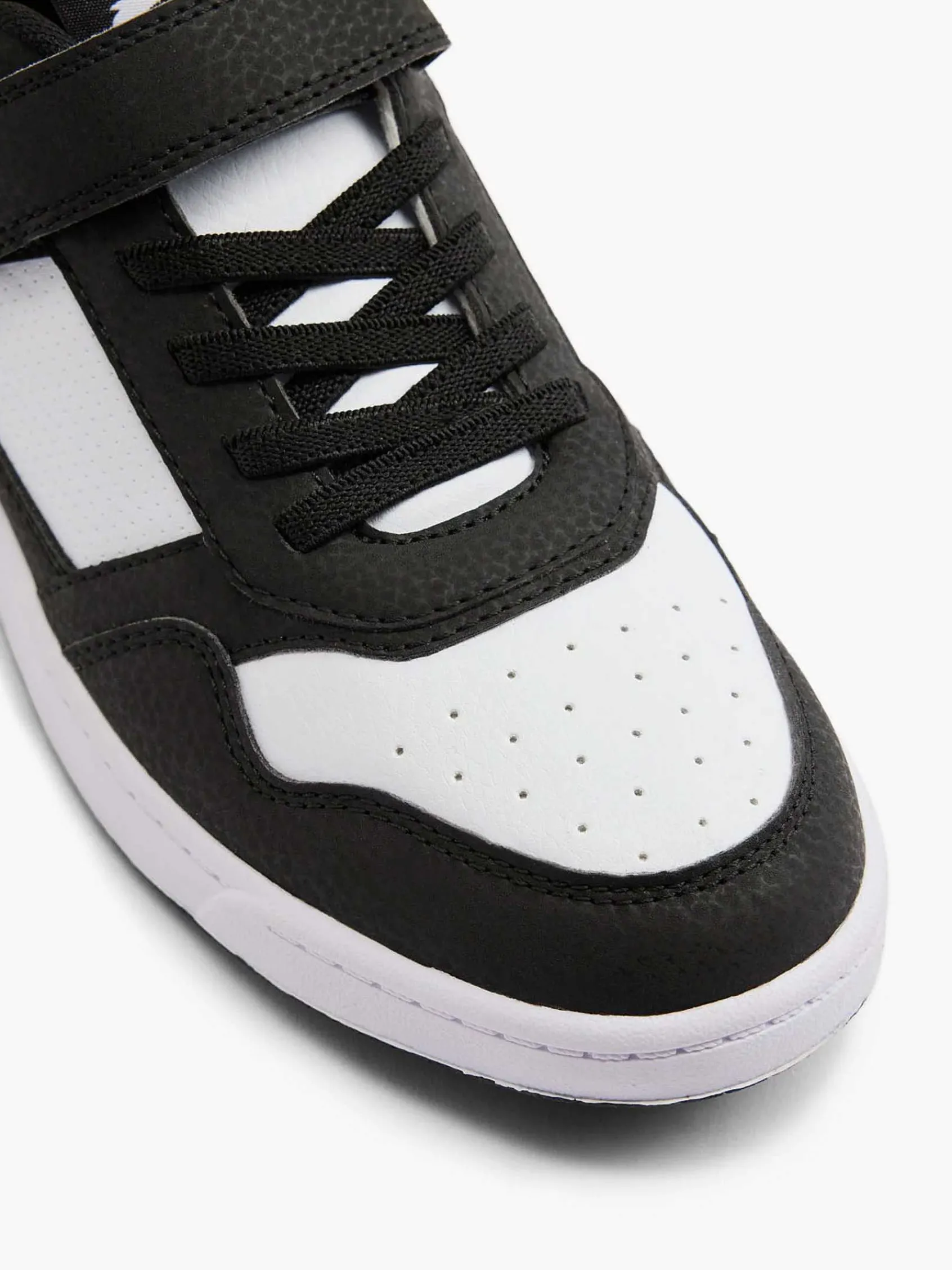 Vty Babyschoenen-Zwart/ Witte Sneaker