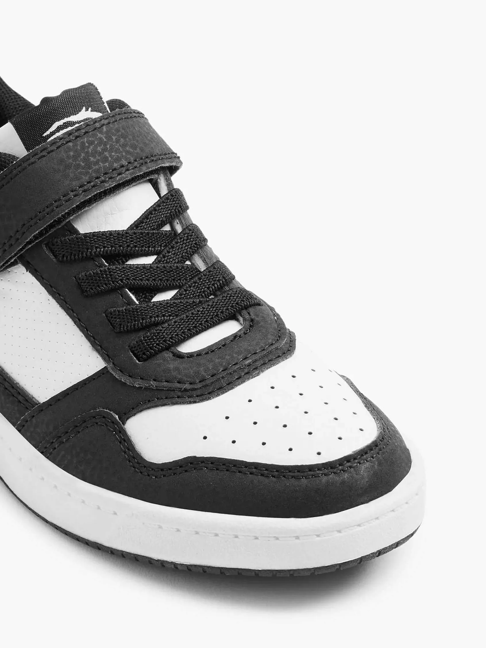 Vty Jongensschoenen-Zwart/ Witte Sneaker